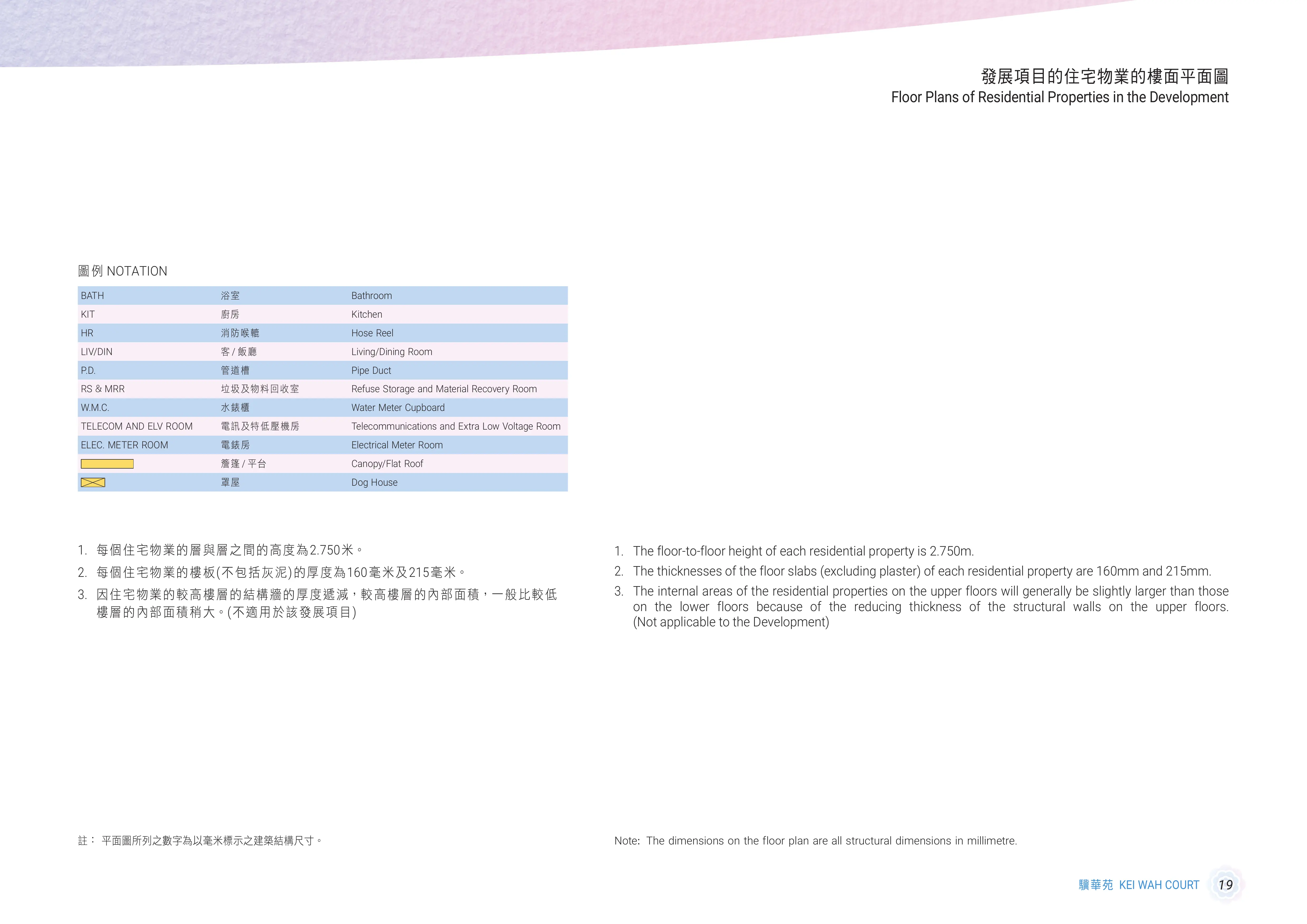 驥華苑 標準型 平面圖
