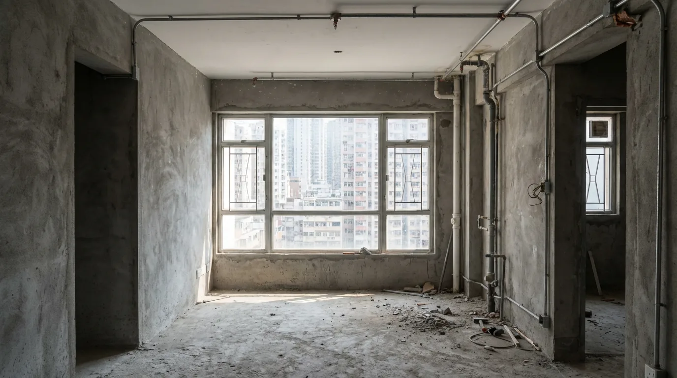 現代輕奢風 裝修前清水房 - 裝修前