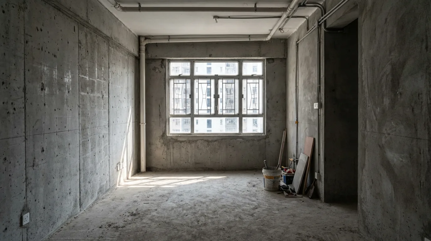 北歐清新風 裝修前清水房 - 裝修前