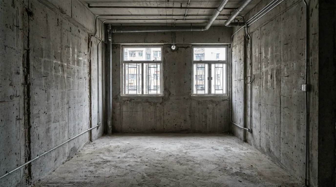 日式侘寂風 (Japandi) 裝修前清水房 - 裝修前