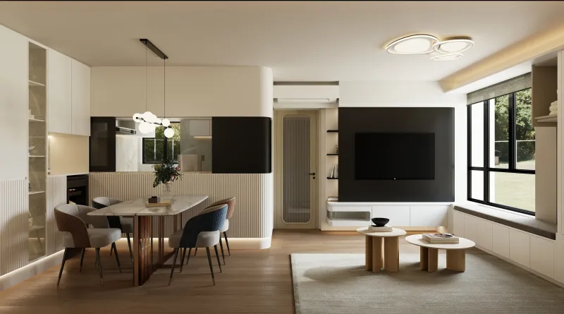 太古城富山閣 現代輕奢裝修設計