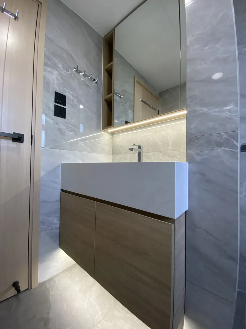 屯門兆康苑 洗手盆 — 懸浮式洗手盆櫃