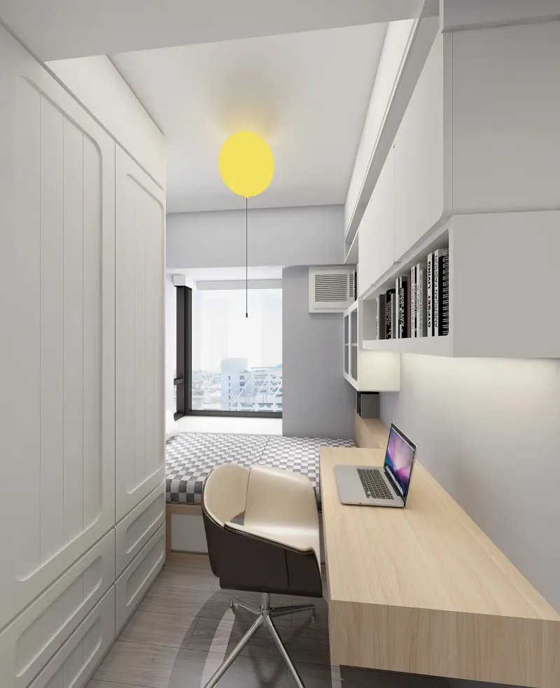 新都城1期書房訂造書桌設計