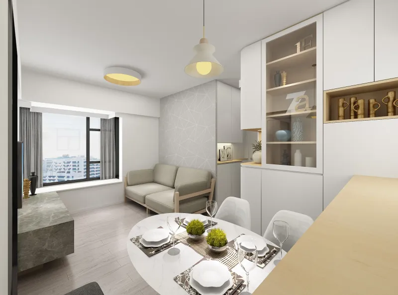 新都城1期飯廳北歐風設計