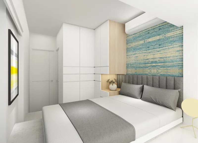 灝景灣B睡房訂造衣櫃設計