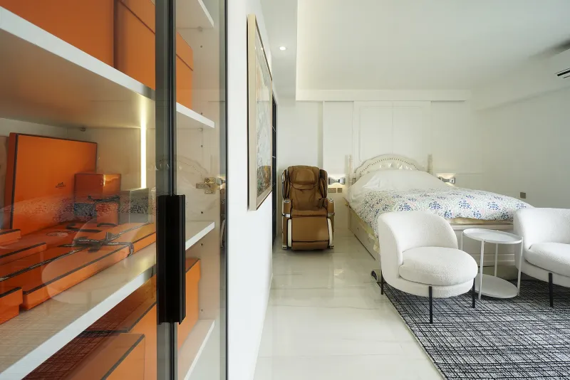 薄扶林花園主人房設計