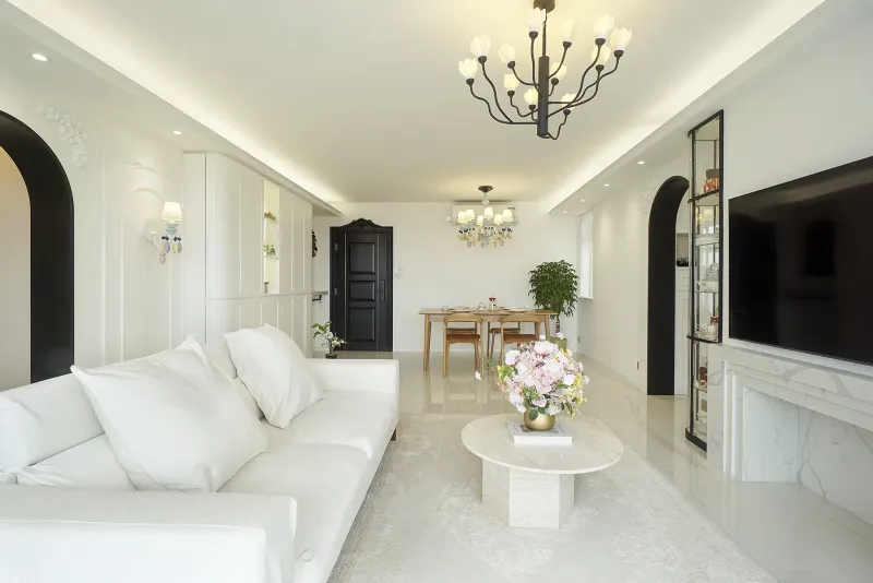 薄扶林花園 法式優雅裝修設計